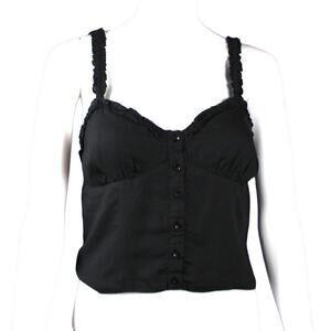 Urban Outfitters Cami Top, Black, S-P​​​​​​​​​​​​​​​​​​​